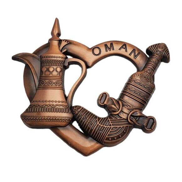 Other - Omani Dagger Khanjar Oman Metal Refrigerator Fridge Magnet Travel Souvenir Craft